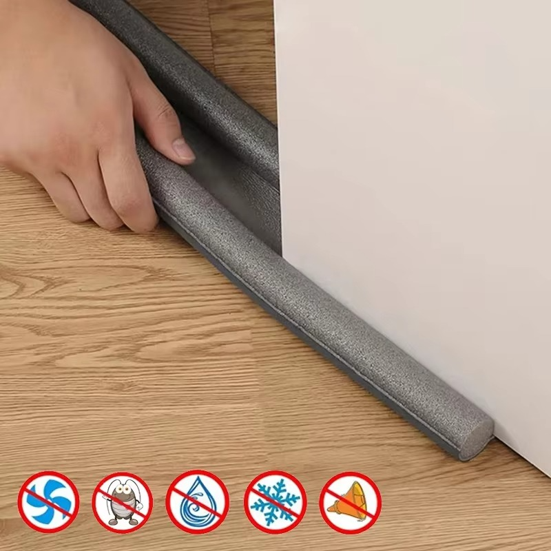 Under Door Draft Stopper with Acoustic Foam and Noise Dampening, 37 Inch Length