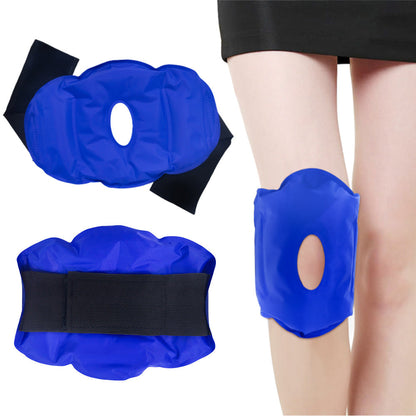 Reusable Knee Ice Pack Wrap – Adjustable Cold Therapy Gel Brace for Knee Pain Relief, Swelling Recovery and Sports Injuries