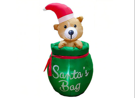 Christmas Inflatable LED Display – Plush Outdoor Holiday Decoration for Gardens, Malls and Seasonal Events