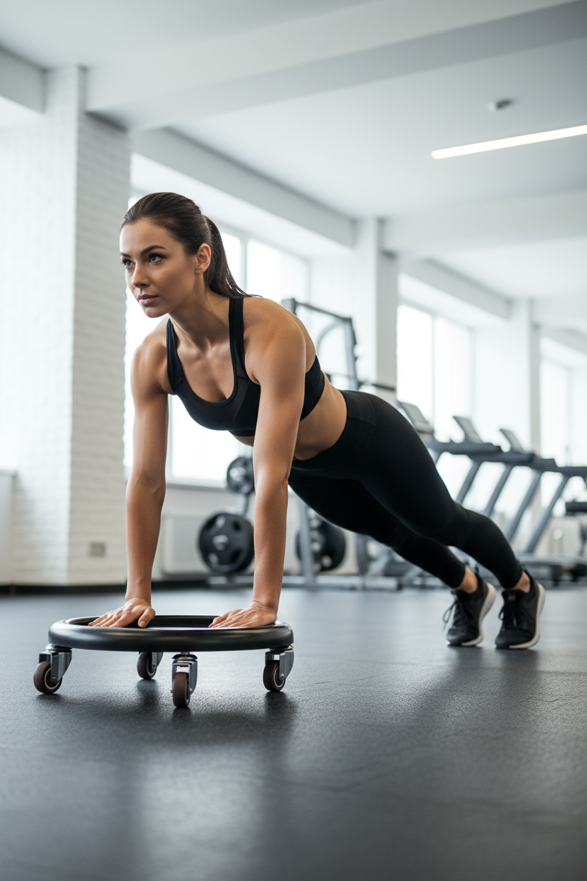 Abdominal Exercise Disc – Silent Core Sliding Trainer for Home Fitness, Ab Wheel Style Workouts and Total Body Strength