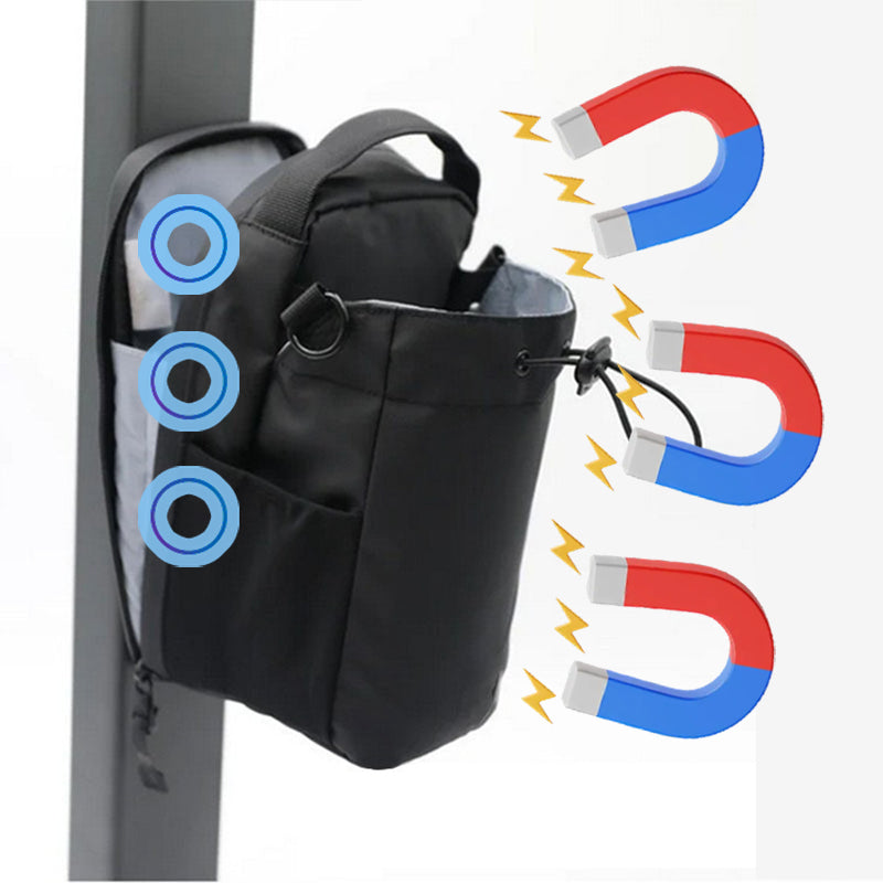 Magnetic Gym Bag Organizer – Large Capacity Fitness Carrier with Phone Pocket and Water Bottle Holder for Workouts