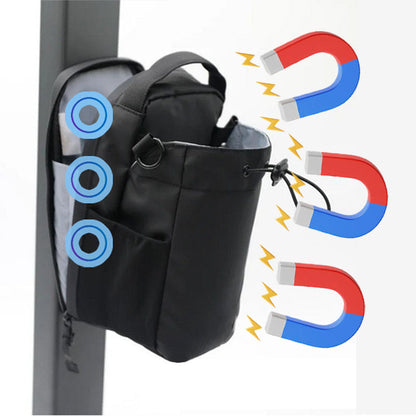 Magnetic Gym Bag Organizer – Large Capacity Fitness Carrier with Phone Pocket and Water Bottle Holder for Workouts