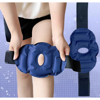 Reusable Knee Ice Pack Wrap – Adjustable Cold Therapy Gel Brace for Knee Pain Relief, Swelling Recovery and Sports Injuries