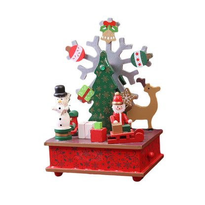 Christmas Collectible Music Box – Decorative Holiday Ornament with Festive Melody for Seasonal Home Display and Gift Giving