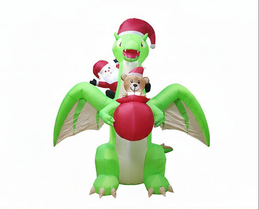 Christmas Inflatable LED Display – Plush Outdoor Holiday Decoration for Gardens, Malls and Seasonal Events