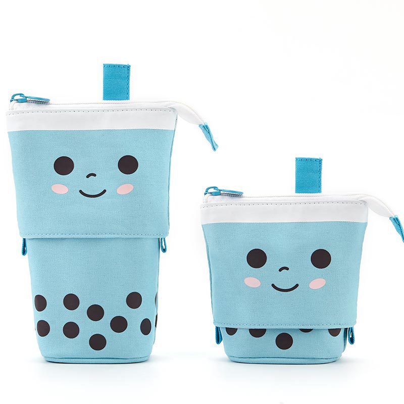 Telescopic Pencil Case – Kawaii Standing Pen Holder with Large Capacity Storage for School Stationery and Makeup Essentials