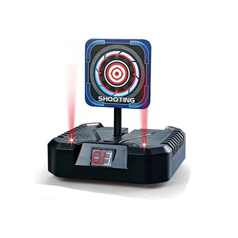 Electronic Shooting Target – 360° Rotating Auto Reset Scoring Target for Toy Gun Practice, Skill Training and Family Fun