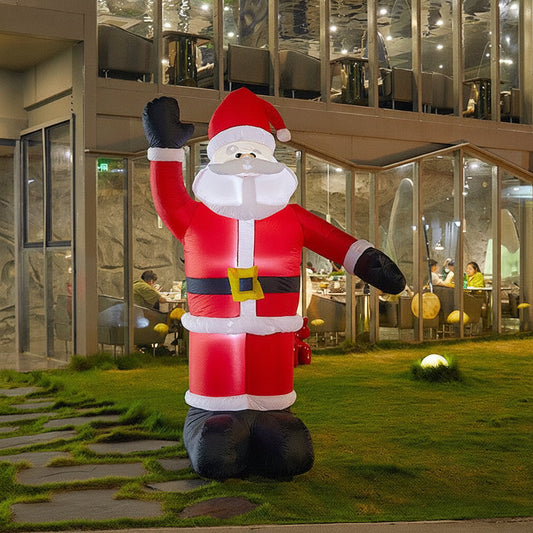 Inflatable Christmas Snowman – 8FT LED Outdoor Yard Decoration for Gardens, Lawns and Holiday Celebrations