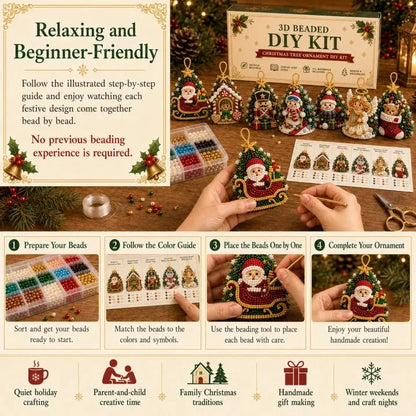 DIY Christmas Beaded Ornament Craft Kit