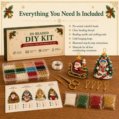 DIY Christmas Beaded Ornament Craft Kit