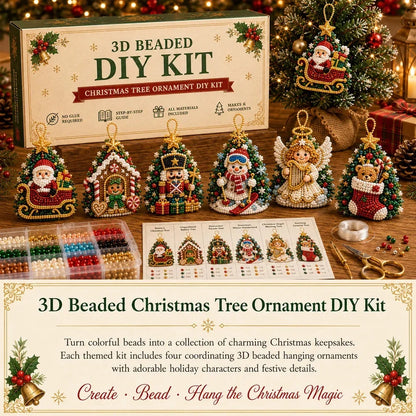 DIY Christmas Beaded Ornament Craft Kit