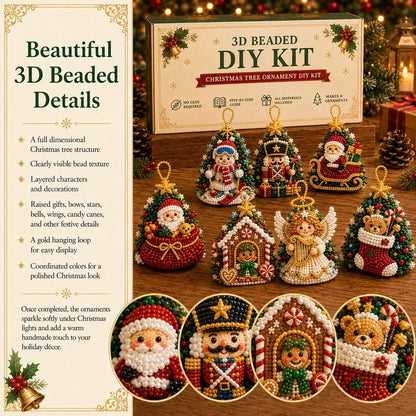 DIY Christmas Beaded Ornament Craft Kit