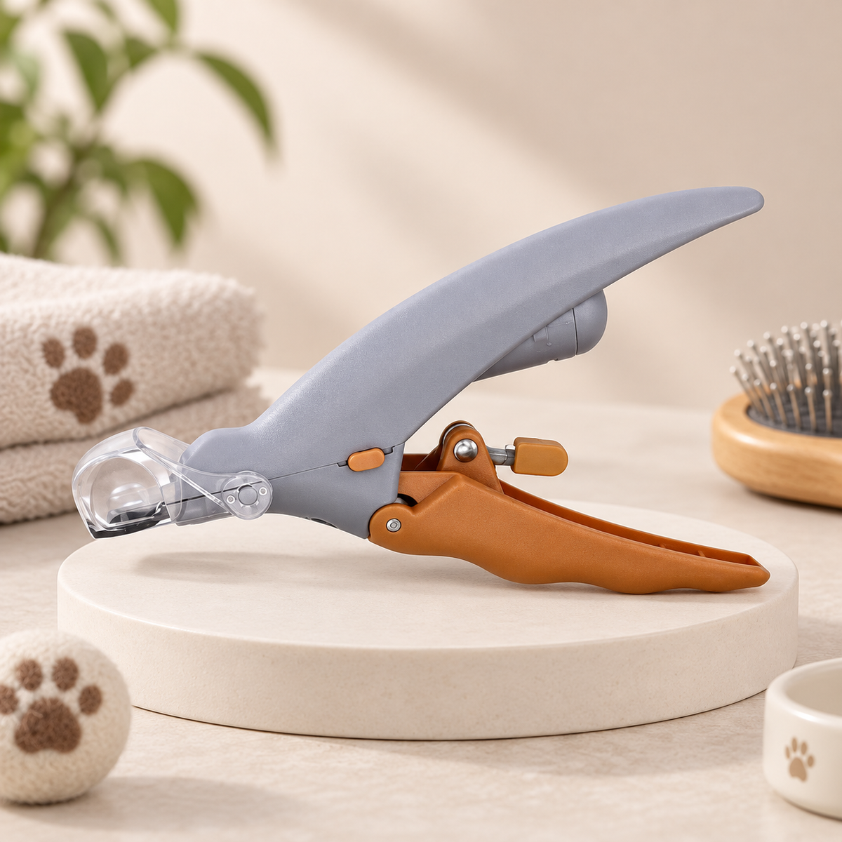 Safe Ergonomic Pet Nail Clippers Easy Grip Design