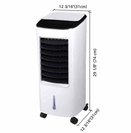 Buy Portable Air Conditioner & Evaporative Swamp Cooler  7L Tank | Fan, Humidifier, Filter + Remote Control