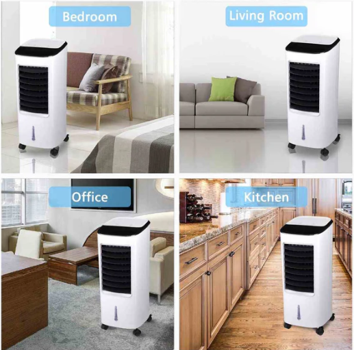 Buy Portable Air Conditioner & Evaporative Swamp Cooler  7L Tank | Fan, Humidifier, Filter + Remote Control