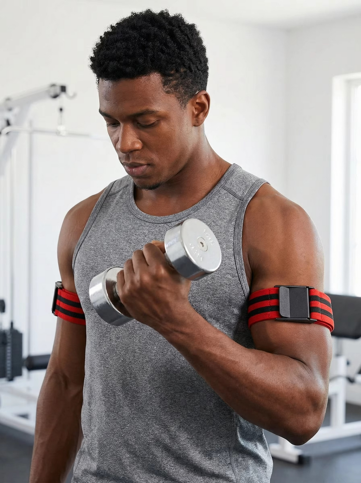 Adjustable Occlusion Bands with Buckle System and Retaining Ring for Arm and Leg Training
