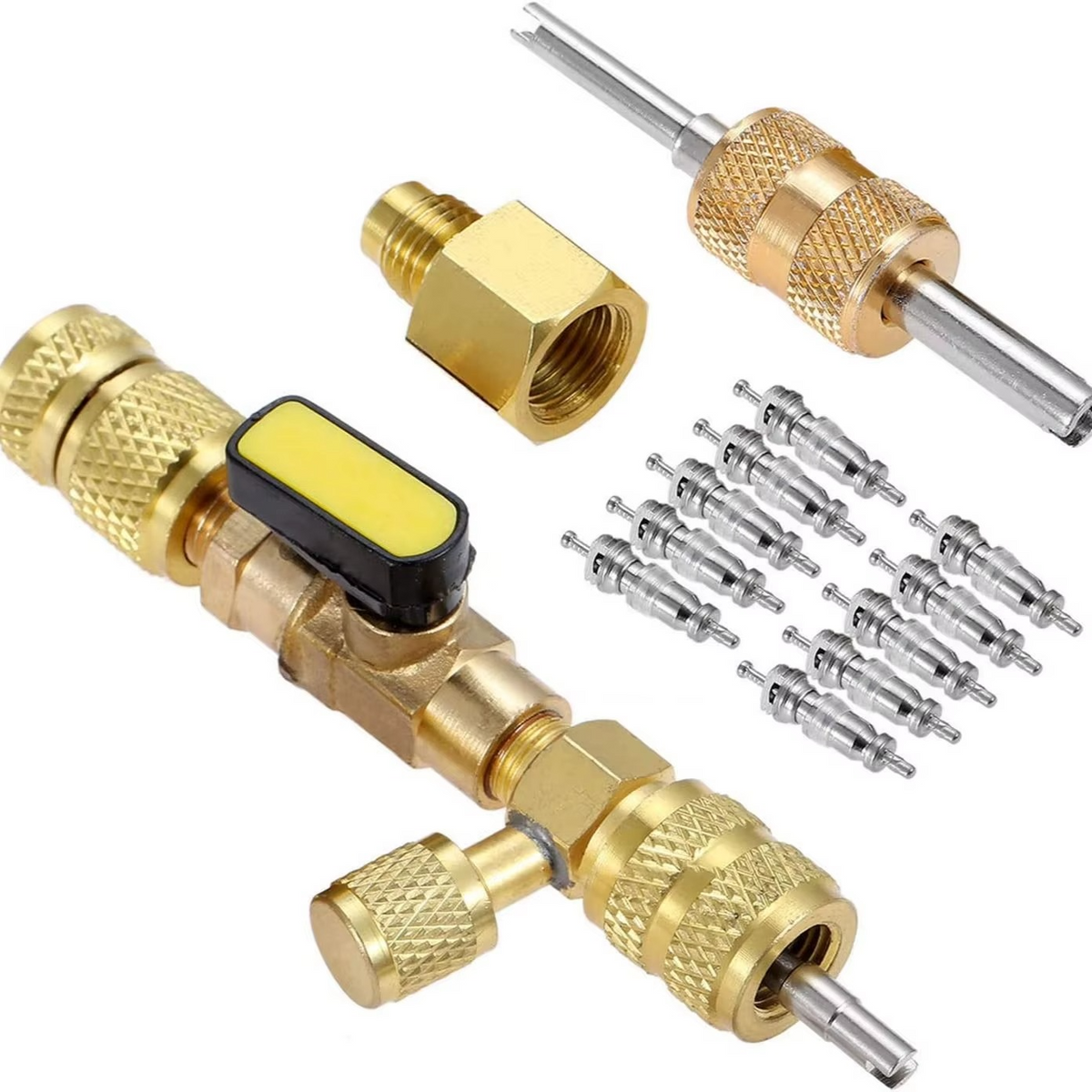 HVAC Valve Core Remover and Installer with Dual Port Compatibility