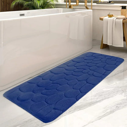 Microfiber Bath Mat with Latex Grip Backing and Fast Drying, 24x36 Inches