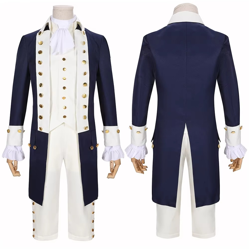 Victorian Inspired Cosplay Uniform Set with Rock Accents for Theater and Parties