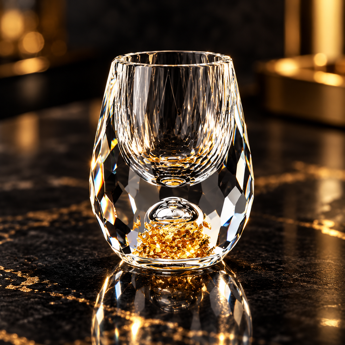 Sequined Crystal Shot Glass Luxury Decorative Drinkware