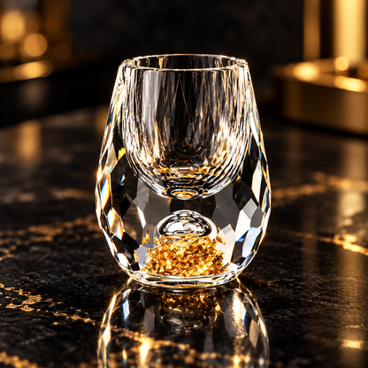 Sequined Crystal Shot Glass Luxury Decorative Drinkware