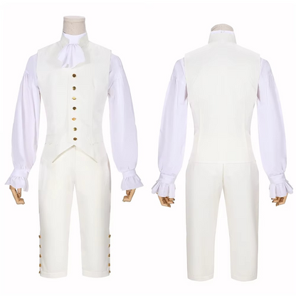 Victorian Inspired Cosplay Uniform Set with Rock Accents for Theater and Parties