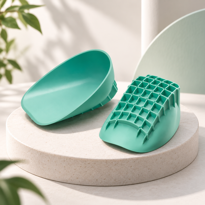 Shock Absorbing Heel Cups Washable Anatomical Support