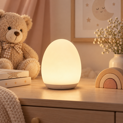 Silicone Night Light Touch Control Kids Portable Egg