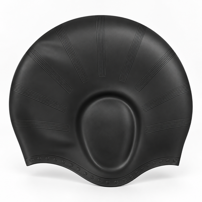 Silicone Swim Cap Ear Protection Long Hair Swim Training