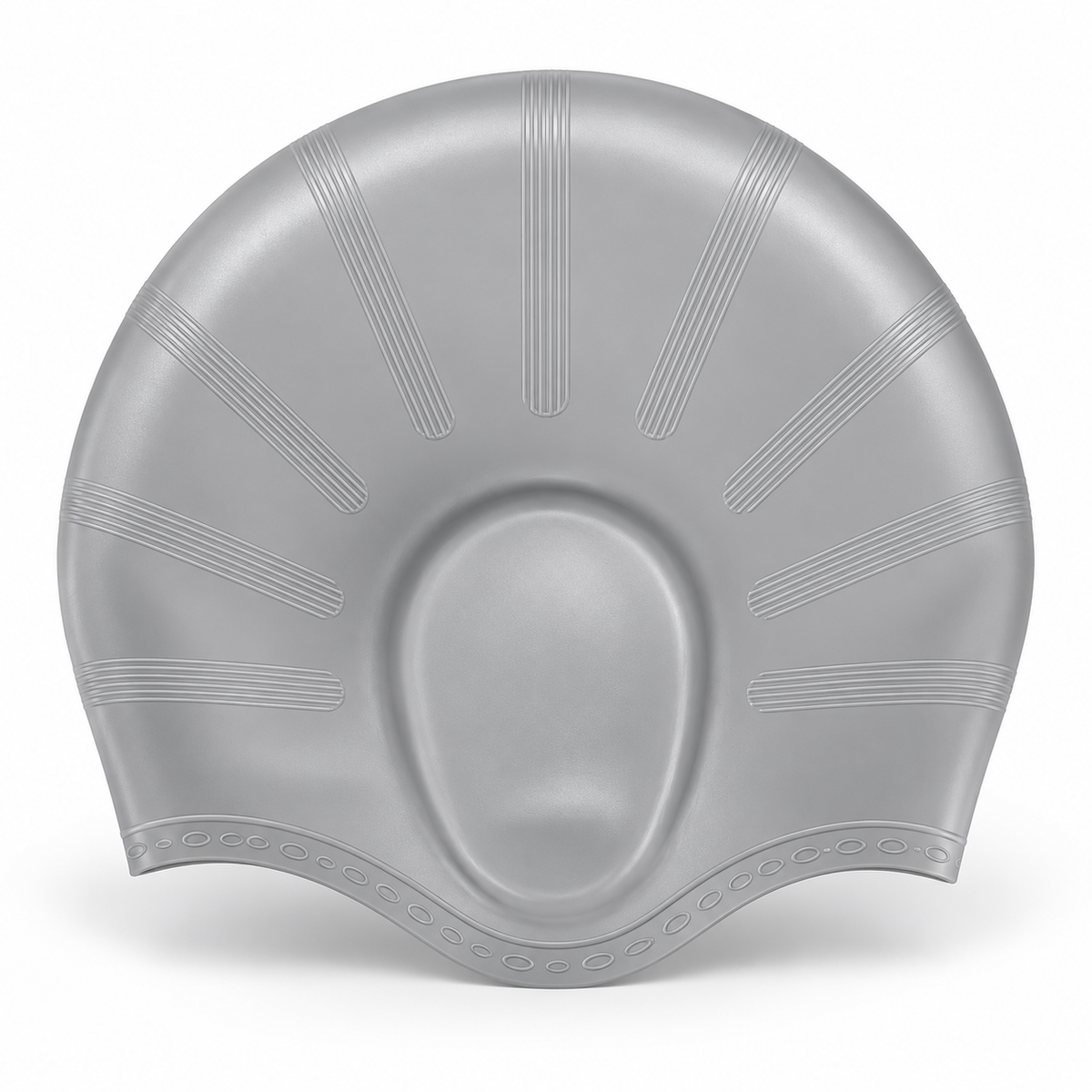 Silicone Swim Cap Ear Protection Long Hair Swim Training