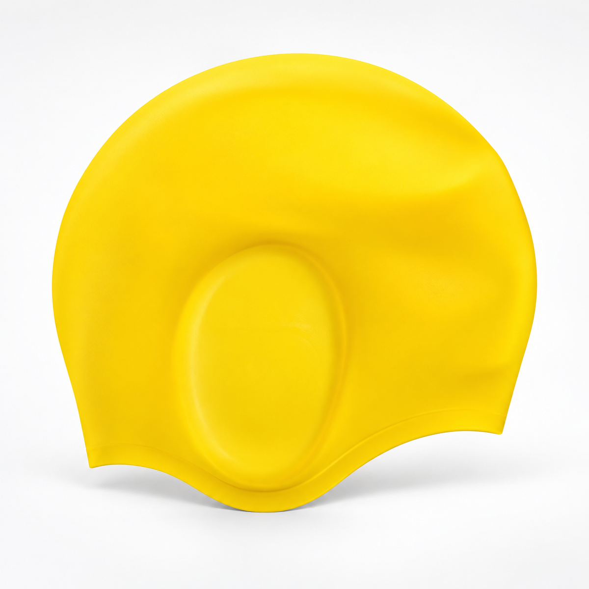 Silicone Swim Cap Ear Protection Long Hair Swim Training