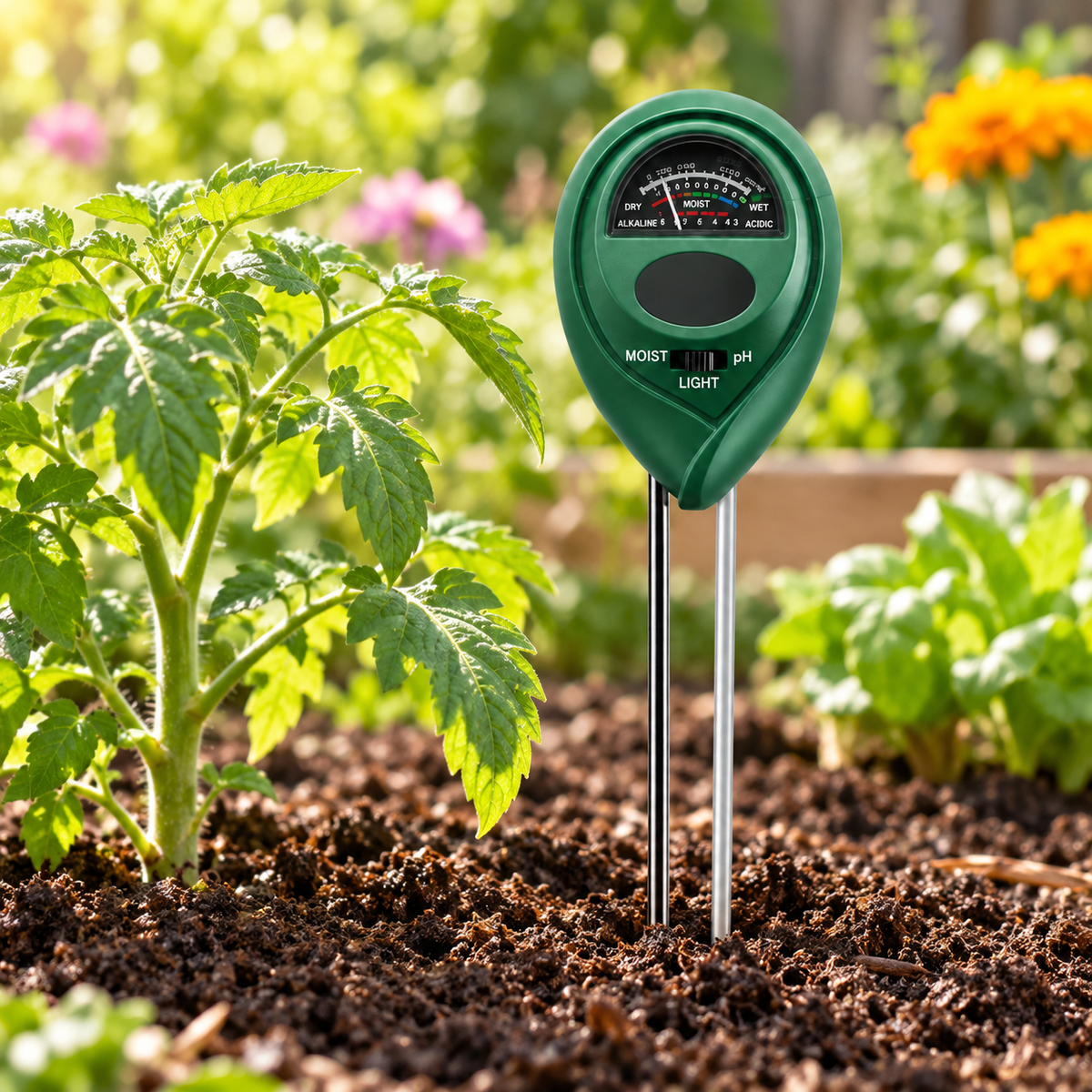 Soil Moisture Meter Gardening Tool Three Way Sensor