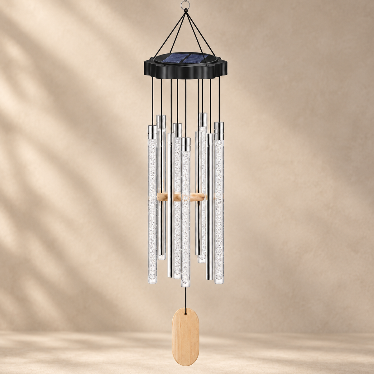 Solar Wind Chimes Musical Outdoor Hanging Lantern