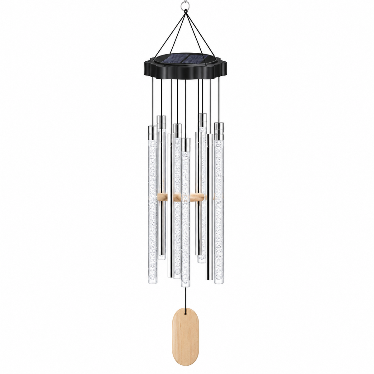 Solar Wind Chimes Musical Outdoor Hanging Lantern