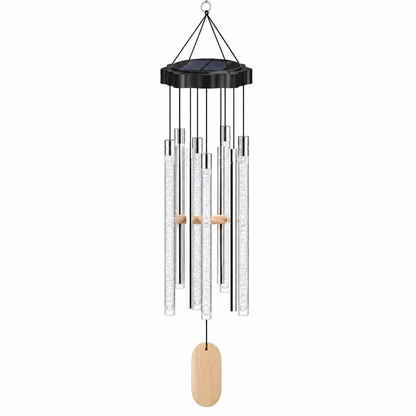 Solar Wind Chimes Musical Outdoor Hanging Lantern