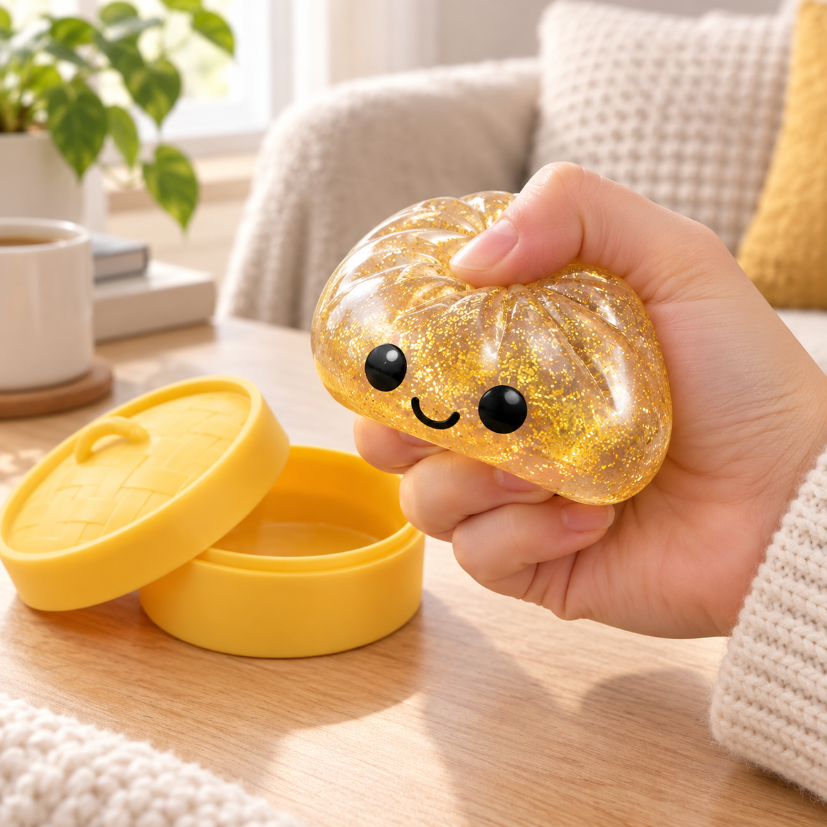 Squishy Stress Ball Soft Dumpling Sensory Fidget Toy
