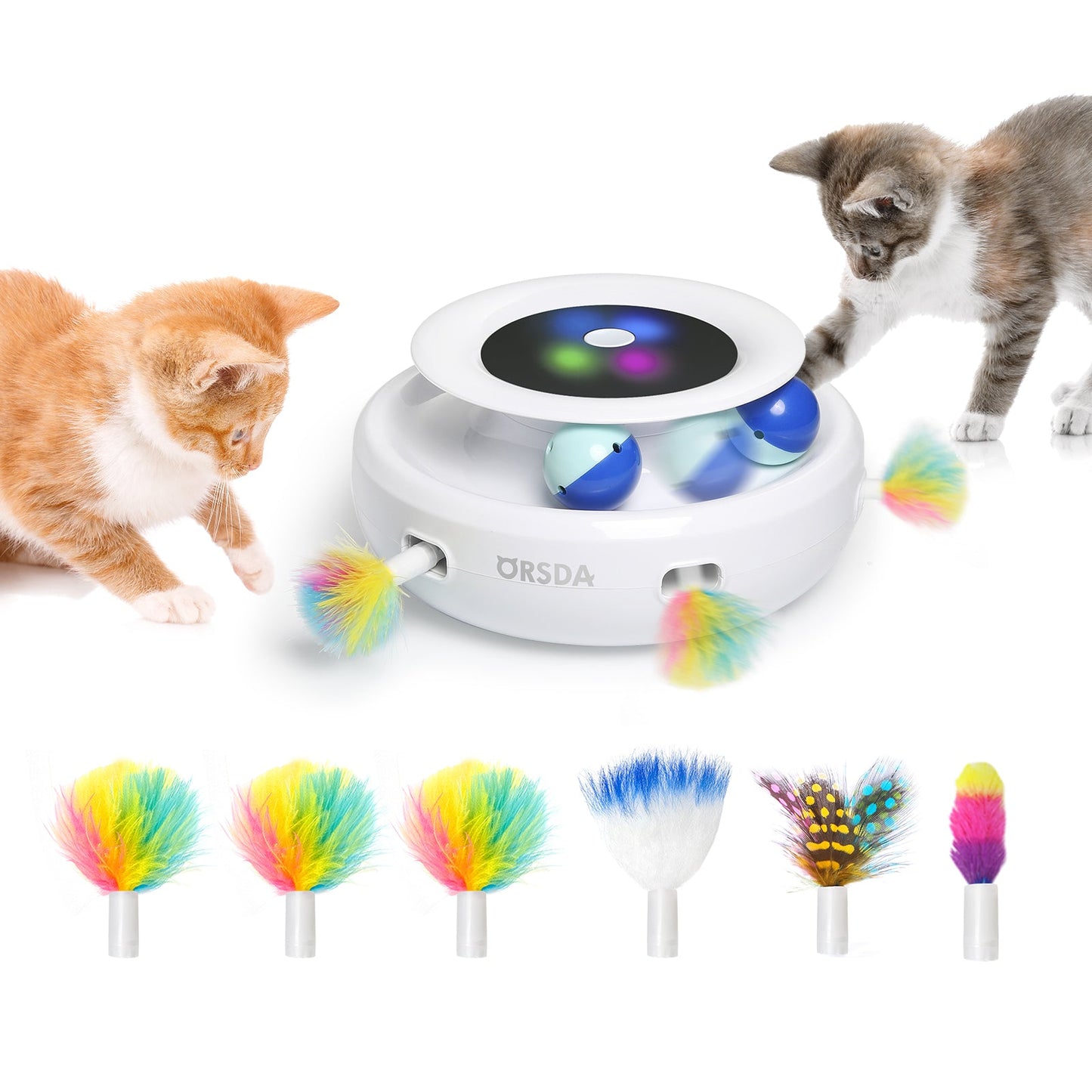 2-in-1 Interactive Cat Toys