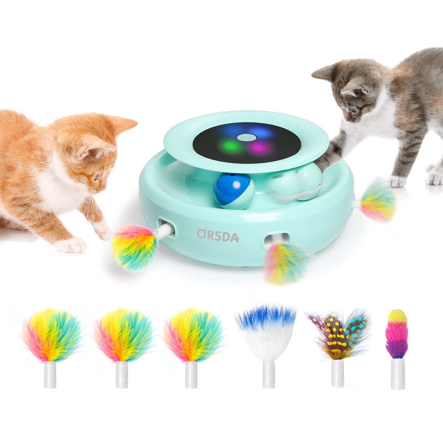 2-in-1 Interactive Cat Toys