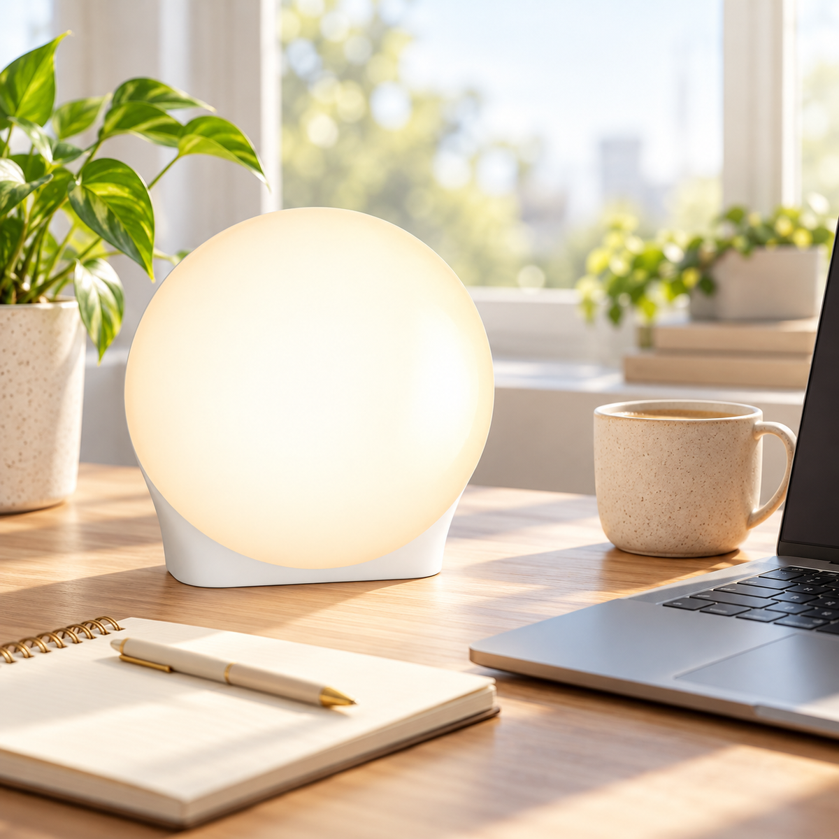 Timer LED Compact Light Therapy Lamp Portable Design