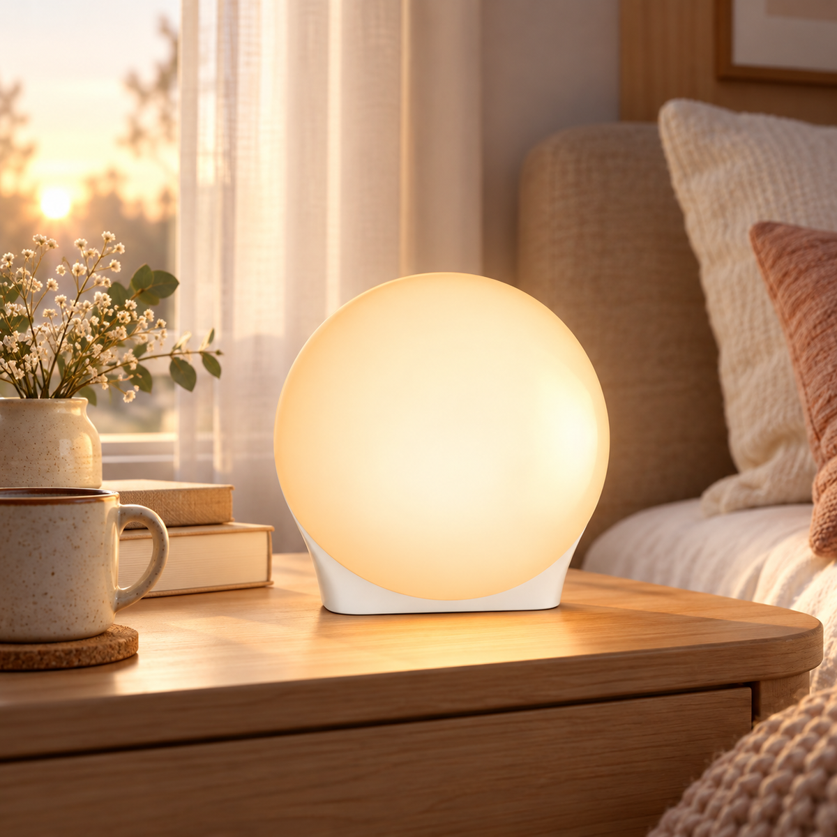 Timer LED Compact Light Therapy Lamp Portable Design