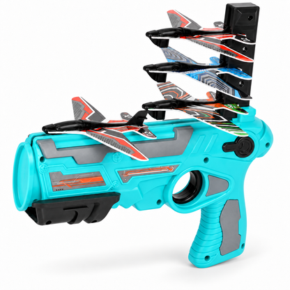 Toy Airplane Shooter Launcher Handheld Reloading
