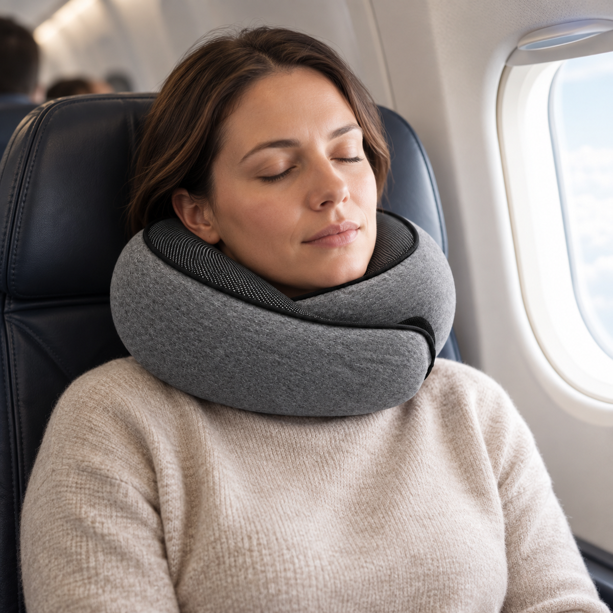 Travel Neck Pillow Memory Foam Portable Design