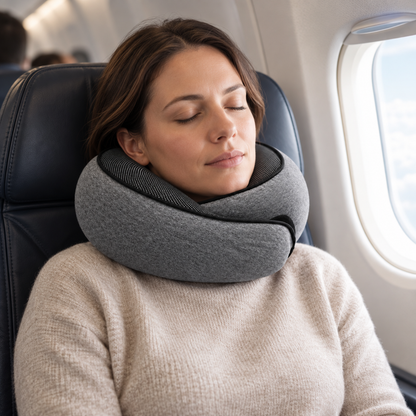Travel Neck Pillow Memory Foam Portable Design