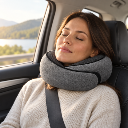 Travel Neck Pillow Memory Foam Portable Design