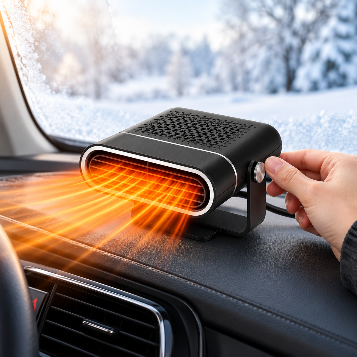 USB Car Heater Portable Defroster Dashboard Plug In