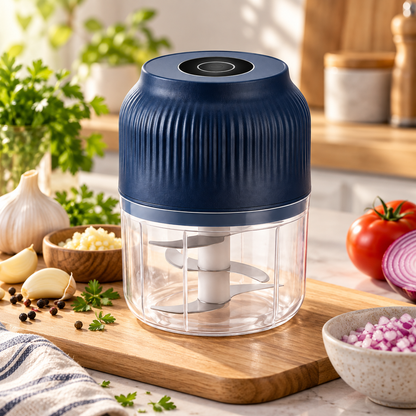USB Rechargeable Mini Chopper Portable Compact Design
