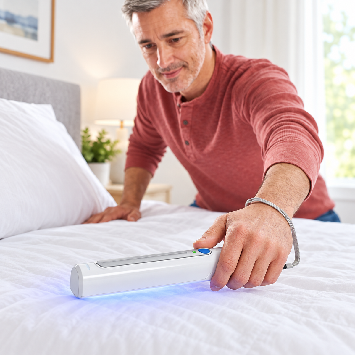 UV Sanitizing Wand Germ Reduction Wand Portable Bedding