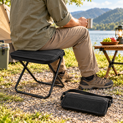 Ultralight Folding Stool Lightweight Camp Seat Portable