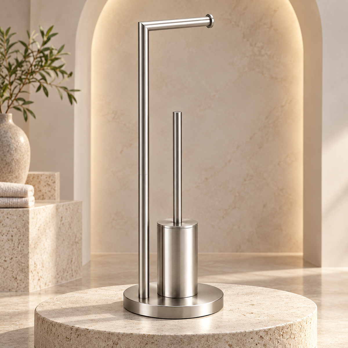 Wall Mounted Toilet Paper Holder Modern Design Bathroom