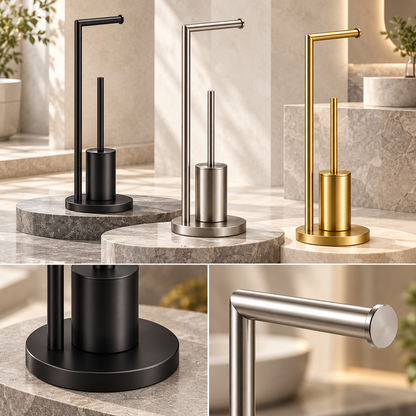 Wall Mounted Toilet Paper Holder Modern Design Bathroom